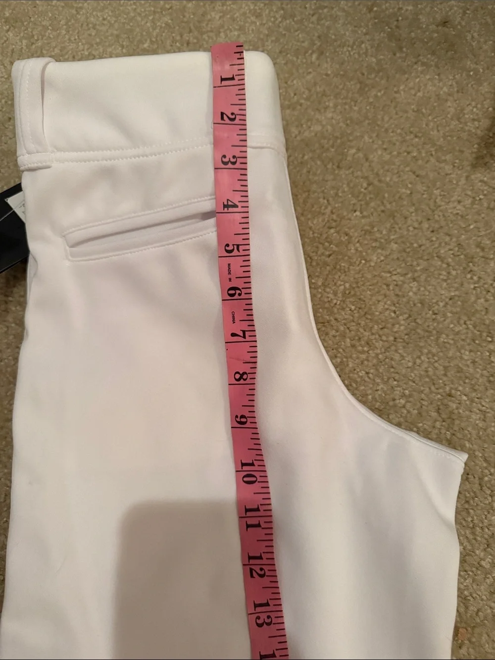 New Balance White Kids' Stretch Baseball Leggings
